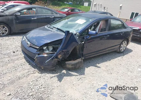 2006 Honda Civic Lx из США, поврежденный, VIN 1HGFA16596L149726